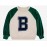 Children‘s sweater 23 girls' sleeves color matching letters plus velvet pullover velvet trousers suit in autumn and winter
