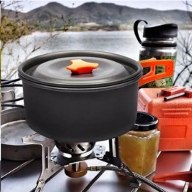 Camping Cookware Kit Outdoor Cooking Set Aluminum Equipment Outdoor Pot Travel Tableware Kitchen Hiking Picnic BBQ